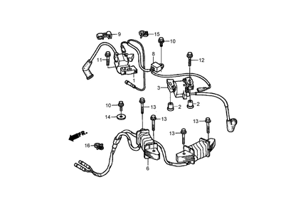 Part Location Diagram of 31740-Z0A-003 Lawn Boy ENGINE STOP DIODE Assembly